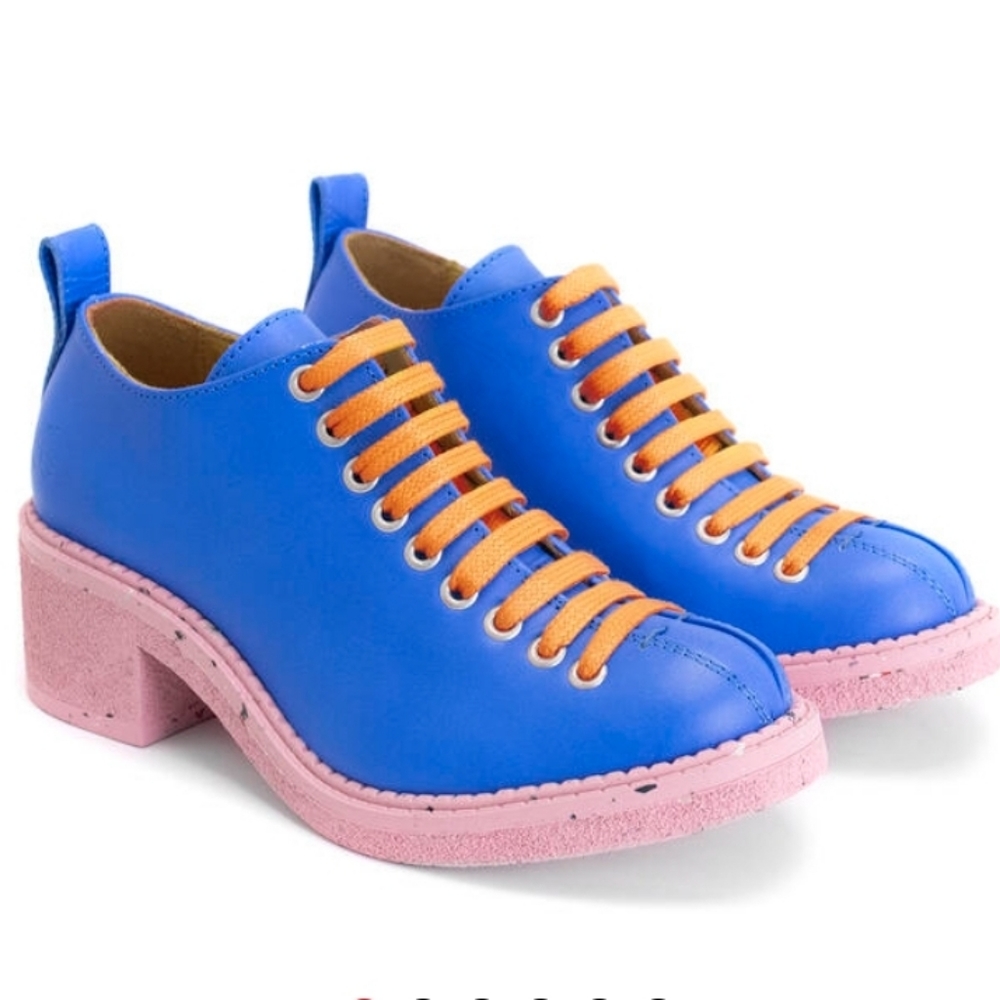 NWT Blue Pink & Orange John Fluevog Shoes Size: 11 Woman's